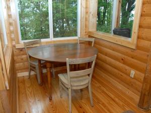 Lakeside Cabin Rental in the Woodlands of Indian Point, Wisconsin