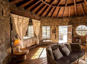 Stone-Built Bungalow Rental with Coachella Valley Views near Palm Springs, California