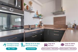 Appartement pour 4 face mer plage + piscine