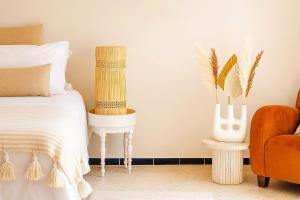 Vue sur le Jardin Majorelle - Balcon Privé, Calme & Élégance