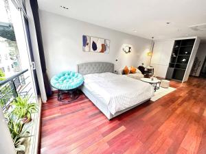 SIMI West Lake Banyan Cinema Studio 58m2 for 4 people elevator green view