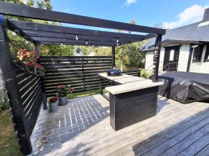 Beachfront holiday home with sea view in Sölvesborg