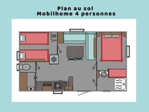 Escale Nature - Bungalow F14 pour 4 au camping Le Ried