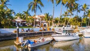 Magnificent Canal House with Dock and Adjacent Golf