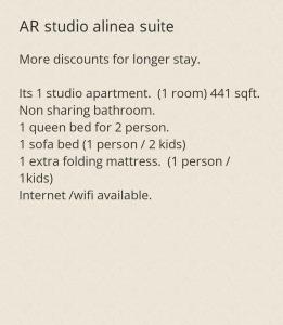 AR Studio Alinea suites