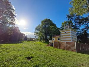 Mazurska Latarnia z prywatną plażą i stawem