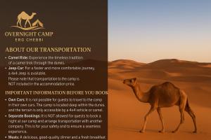 Overnight Camp Erg Chebbi