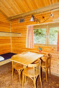 Houten natuurhuisje Hikershut