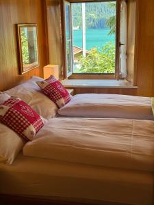 Lakeview Swiss Chalet with Hot Tub near Interlaken