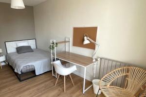 Spacious apartment with balcony