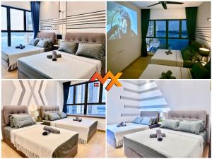 Full Sea View Country Garden Danga Bay 6-13pax Smart TV 70inch-Netflix