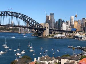 Breathtaking Sydney Harbour Views from Stylish Harbourside Studio