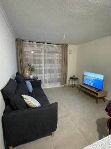 Dpto a pasos de playa, con terraza, vista al mar y faro