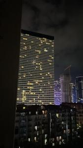 one bedroom with sea view