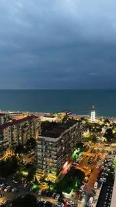 one bedroom with sea view