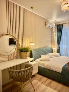 Aqua Vista Queens Apartament 2 Camere Mobilat Lux Langa Infinity Resort Parcare Privata