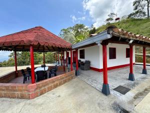 Finca cafetera para descanso