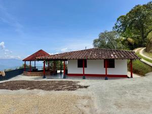 Finca cafetera para descanso