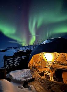 Eyja Mork - Aurora Dome with Private Bathroom and other facilities - 4hvězdičkové hotely ve městě Hvolsvöllur