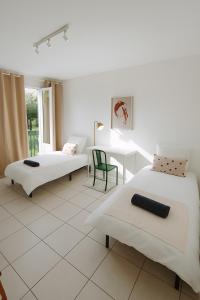 Grand appartement 3 chambres Wifi & Parking