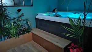 Les Treilles de Salies - Spa et sauna intérieur