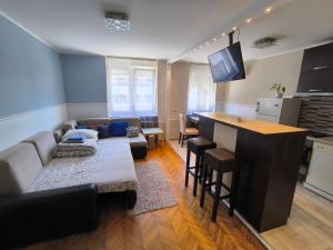 Central apartment with garage