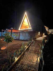 Tiny Pines A-Frame Cabin, Domes and Luxury Glamping Site