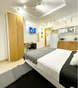 Studio com piscina, academia e ar condicionado Centro RIO