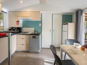 Mobil home avec terrasse au camping à Granges-Aumontzey - API-1-52-299