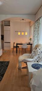 Viihtyisä kaksio ydinkeskustassa maantasossa