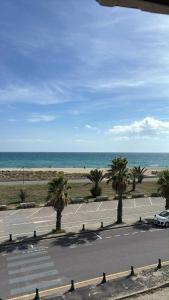 Apartment T2 with sea view in Saint Cyprien 50 m from the beach, parking