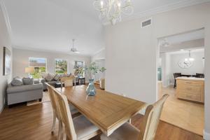 Idyllic waterfront home with pool and western exposure