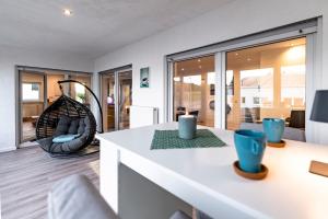 Serviced-Apartment mit Büro-Setup