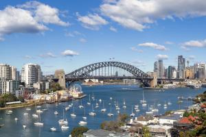 Breathtaking Sydney Harbour Views from Stylish Harbourside Studio