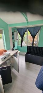 Tiny house op een volkstuinverenging