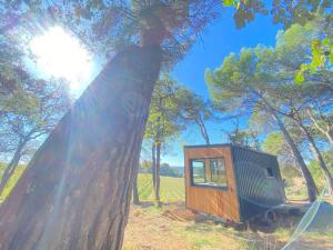 Tiny-House Grand Confort - Salle de bain italienne - Lit King - 10 min A7