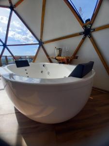 Domo com vista do Lago e Montanhas