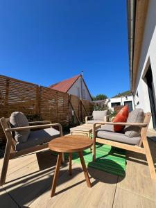 Maison moderne avec jardin au cœur du vignoble