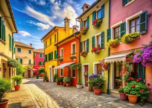 Lively and bright flat in Caorle