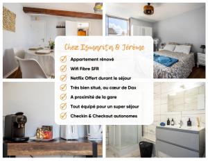 Chez Ismarita & Jérôme - Tout Dax à pied - Wifi - 3-star hotels in Dax