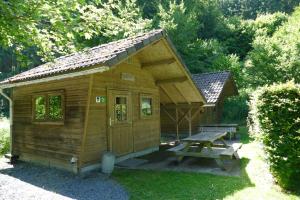 Houten natuurhuisje Hikershut