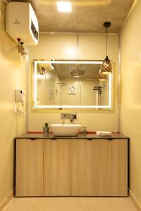 Pickleball court view luxury containers