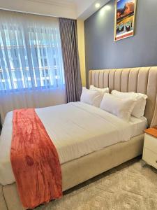 skyline living apartments with heated swimming pool fully equipped gym ample parking space and proximity major shopping malls