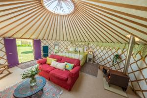 Luxury glamping in Constable Country - Valley View Yurt