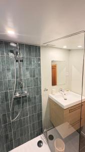 Grand duplex ensoleillé, forêt cheminée ski