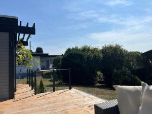 Idyllisches Ferienhaus im Grünen mit Fernblick