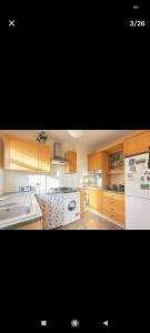 Victorian house in front of a park