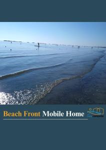 Mobilheim am Strand mit 3 Schlafzimmern