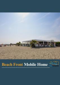 Mobilheim am Strand mit 2 Schlafzimmern