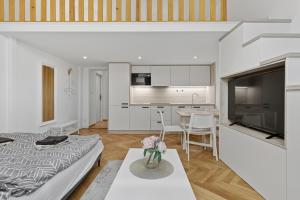 Moderný prezidentský apartmán vedľa paláca s výhľadom